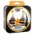 Автомобильная галогенная лампа MTF HB4 (9006) 12v 55w - Aurum (Комплект, 2 шт.) HAU12B4
